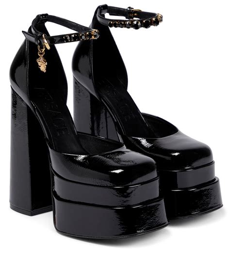 versace medua|versace medusa platform heels.